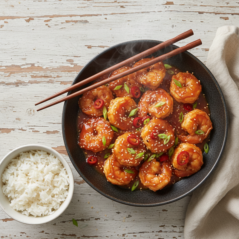 General Tso’s shrimp